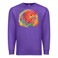 Purple tie die watermelon Premium Sweatshirt - JahusDesignShop