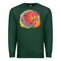 Sports Green tie die watermelon Premium Sweatshirt - JahusDesignShop
