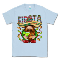Dusty Blue Fiesta gnome with tacos Mexico Classic Tee - HowdyJamesFarm