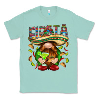 Seafoam Fiesta gnome with tacos Mexico Classic Tee - HowdyJamesFarm