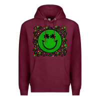 Burgundy st patrick s day artiststas Premium Hoodie - Artiststas