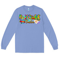 Colony Blue daycare teacher Long Sleeve Tee - CowhideDigitalArt