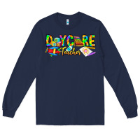 Navy daycare teacher Long Sleeve Tee - CowhideDigitalArt