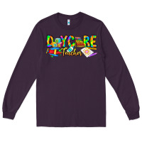Plum daycare teacher Long Sleeve Tee - CowhideDigitalArt