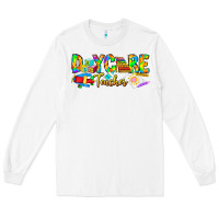 White daycare teacher Long Sleeve Tee - CowhideDigitalArt