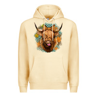Pina Colada fall highland cow Premium Hoodie - Jasminsmagicworld