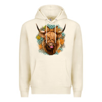 Tofu fall highland cow Premium Hoodie - Jasminsmagicworld