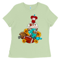 Football Frappe Coffee Ladies Tee | Teevron