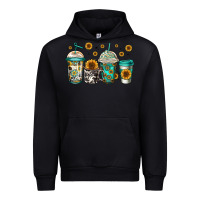 Black sunflowers coffee cups Urban Hoodie - Jasminsmagicworld