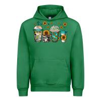 Emerald sunflowers coffee cups Urban Hoodie - Jasminsmagicworld