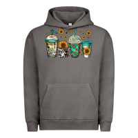 Sunflowers Coffee Cups Urban Hoodie | Teevron