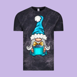 Winter Gnome With Gift Vintage Tee Designed By Bundleandbundleshop