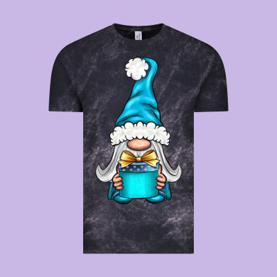 Winter Gnome With Gift Vintage Tee Designed By Bundleandbundleshop