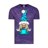 Cloud Purple winter gnome with gift Vintage Tee - BundleAndBundleShop