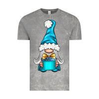 Cloud Rock winter gnome with gift Vintage Tee - BundleAndBundleShop
