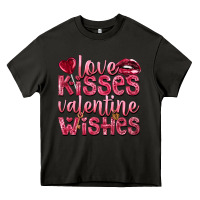 Asphalt Love kisses Valentine wishes Valentine's Day Heavy Core Tee - HowdyJamesFarm