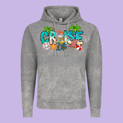 Cruise Life Vintage Hoodie Designed By Cowhidedigitalart