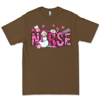 Cacao nurse pink christmas Premium Tee - OliviaCreatesArt