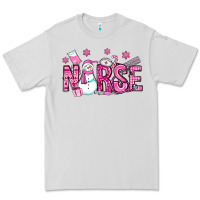 Dove Grey nurse pink christmas Premium Tee - OliviaCreatesArt
