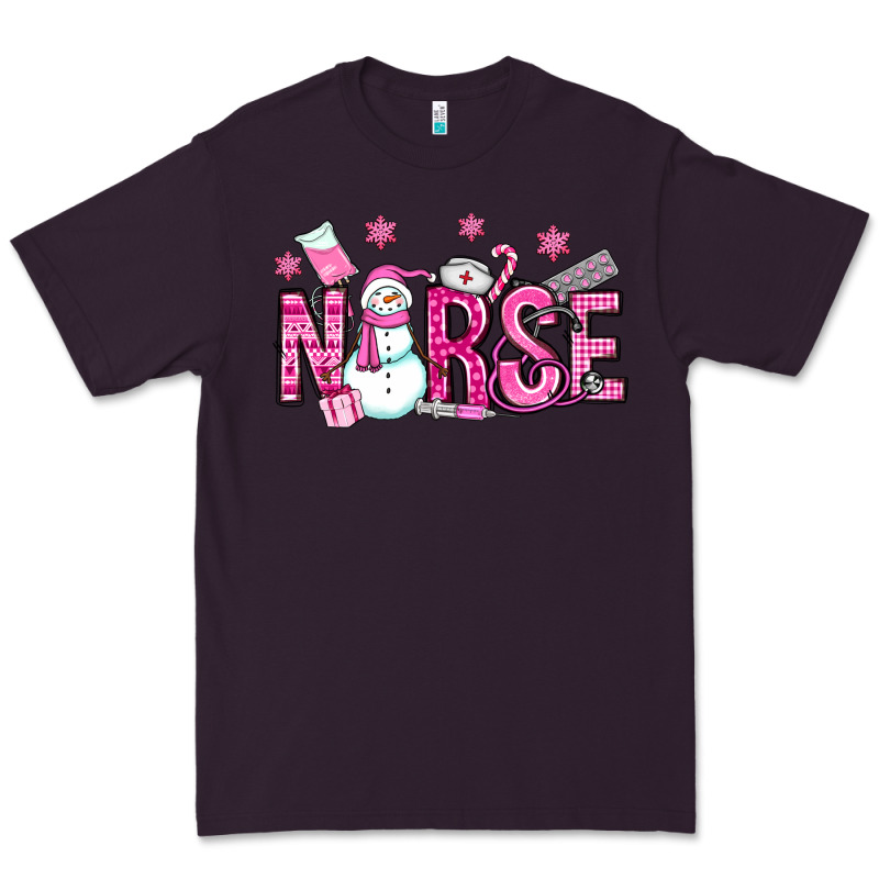 Nurse Pink Christmas Premium Tee by OliviaCreatesArt | Teevron