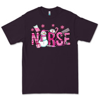 Plum nurse pink christmas Premium Tee - OliviaCreatesArt