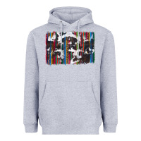 Heather Grey cowhide, leopard serape backgraund Heavyweight Hoodie - JahusDesignShop