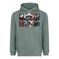 Sage cowhide, leopard serape backgraund Heavyweight Hoodie - JahusDesignShop