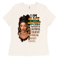 Bone I am black history black girl Ladies Tee - FaDigitalArtStudio