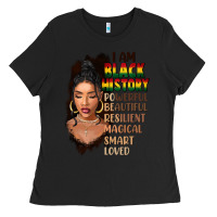 Black I am black history black girl Ladies Tee - FaDigitalArtStudio