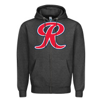Charcoal Heather the tacoma rainiers Zipper Hoodie - baoMotion