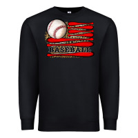 Black leopard baseball flag Premium Sweatshirt - JahusDesignShop