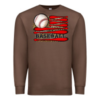 Chestnut leopard baseball flag Premium Sweatshirt - JahusDesignShop