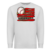 Dove Grey leopard baseball flag Premium Sweatshirt - JahusDesignShop