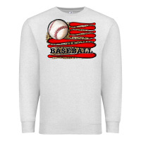 Oatmeal Heather leopard baseball flag Premium Sweatshirt - JahusDesignShop