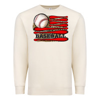 Sandshell leopard baseball flag Premium Sweatshirt - JahusDesignShop