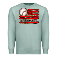 Seafoam leopard baseball flag Premium Sweatshirt - JahusDesignShop