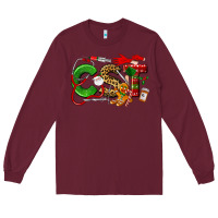 Burgundy christmas cetified surgical technologist Long Sleeve Tee - LillyAllenDesigns