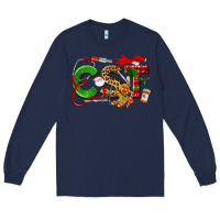 Navy christmas cetified surgical technologist Long Sleeve Tee - LillyAllenDesigns