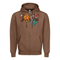 Chestnut camp life Zipper Hoodie - JahusDesignShop