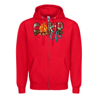 Red camp life Zipper Hoodie - JahusDesignShop