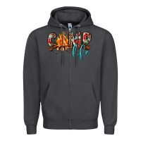 Smoke camp life Zipper Hoodie - JahusDesignShop