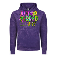 Cloud Purple Just Bead it Vintage Hoodie - CowhideDigitalArt