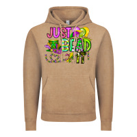 Vintage Coffee Just Bead it Vintage Hoodie - CowhideDigitalArt
