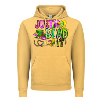 Vintage Mustard Just Bead it Vintage Hoodie - CowhideDigitalArt