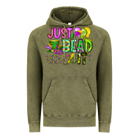 Vintage Olive Just Bead it Vintage Hoodie - CowhideDigitalArt
