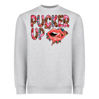Heather Grey pucker up Heavyweight Sweatshirt - JahusDesignShop