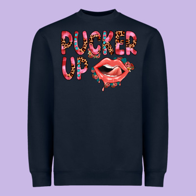 Pucker Up Heavyweight Sweatshirt Designed By Jahusdesignshop