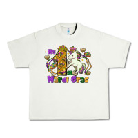 Pistachio my first mardi gras unicorn Urban Heavy Tee - FaDigitalArtStudio