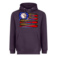Plum leopard baseball flag3 Heavyweight Hoodie - JahusDesignShop