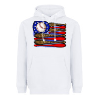 White leopard baseball flag3 Heavyweight Hoodie - JahusDesignShop